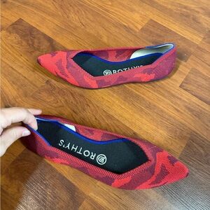 Rothy's Vibrant Red Flats